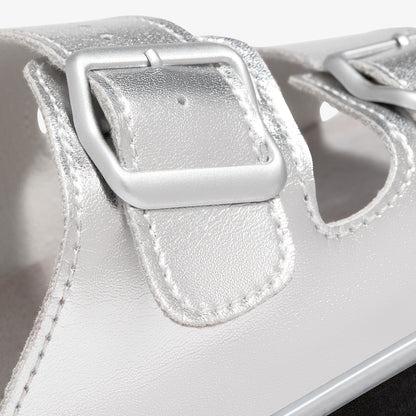 Alessia | Sandali Nordic con Fibbia Argento