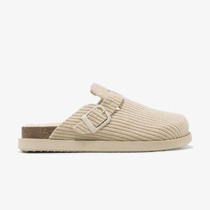 Vittoria | Clog in Velluto a Coste Beige