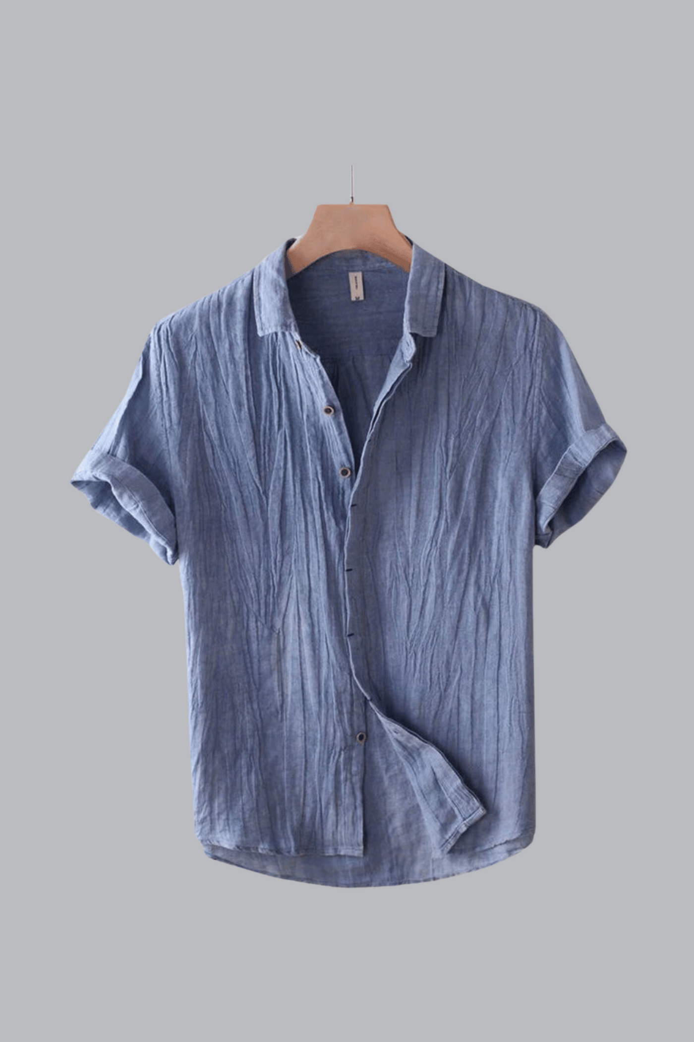 Vallini | Camicia in Lino Toscano da Uomo per Eleganza Naturale
