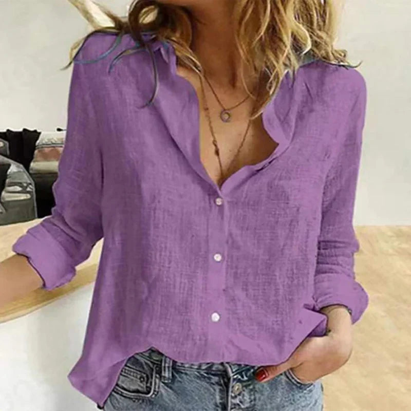 Evelyn | Camicia Elegante A Maniche Lunghe