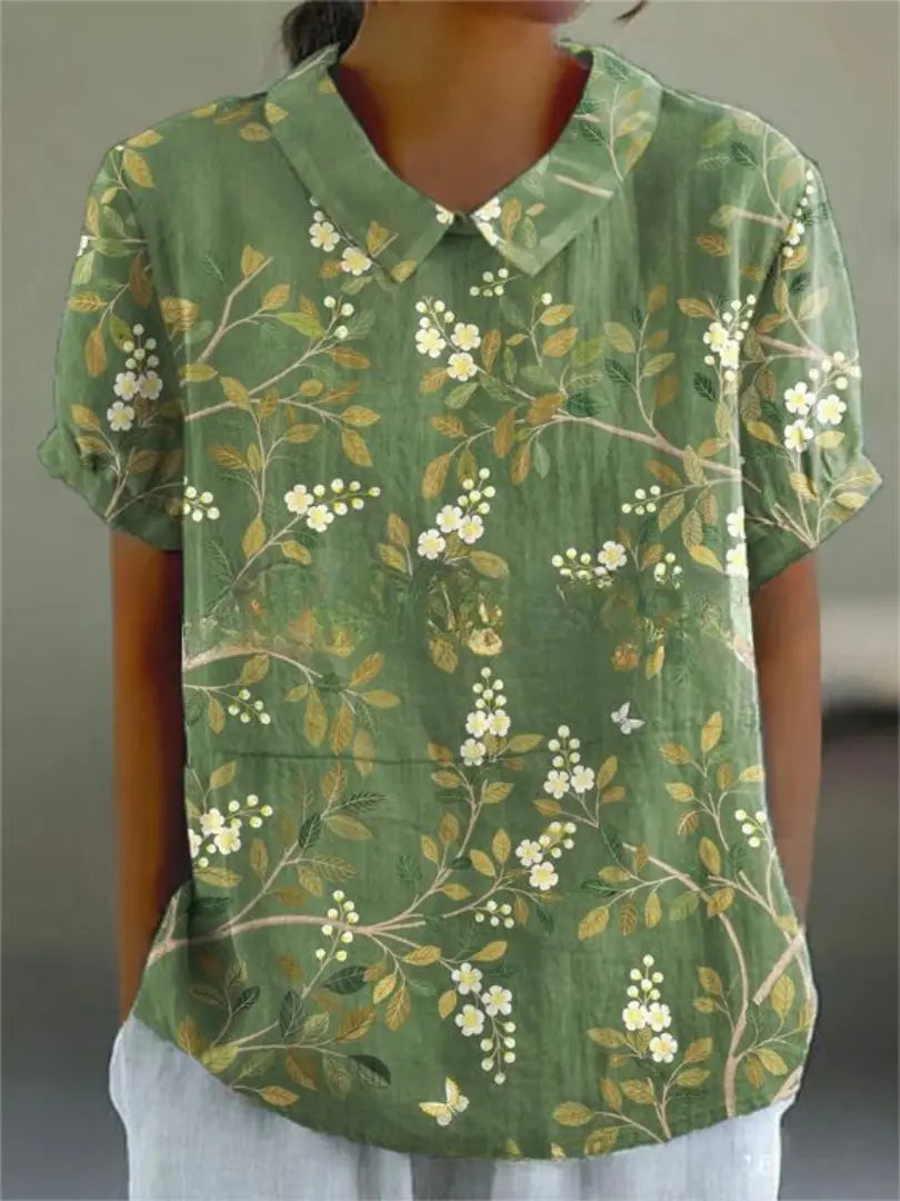 Flora | Camicia Elegante Con Stampe Floreali