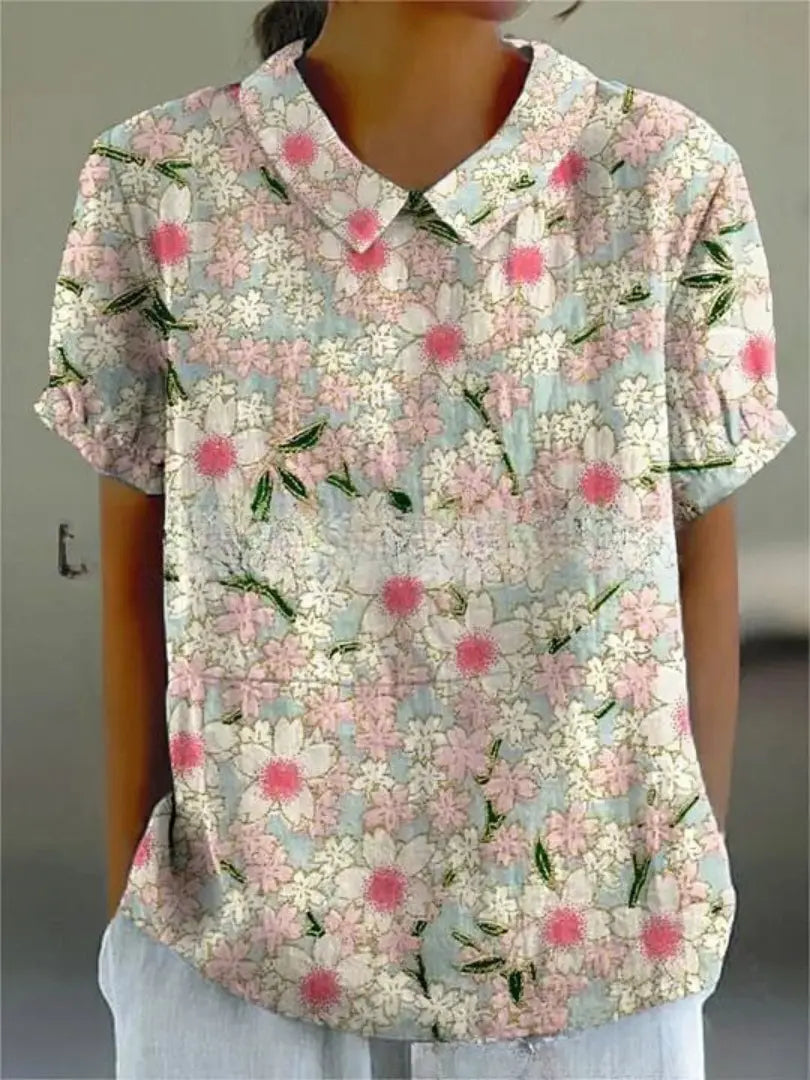 Flora | Camicia Elegante Con Stampe Floreali