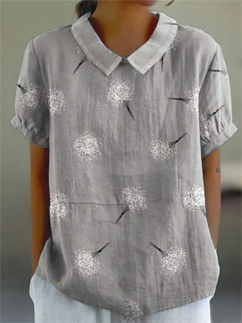 Flora | Camicia Elegante Con Stampe Floreali
