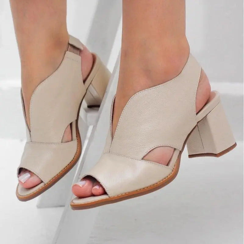 Gisella | Sandali Chic in Pelle da Donna dal Design Elegante e Raffinato