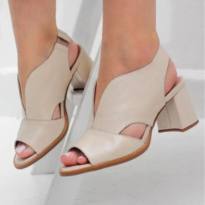 Gisella | Sandali Chic in Pelle da Donna dal Design Elegante e Raffinato