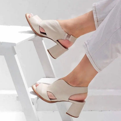 Gisella | Sandali Chic in Pelle da Donna dal Design Elegante e Raffinato