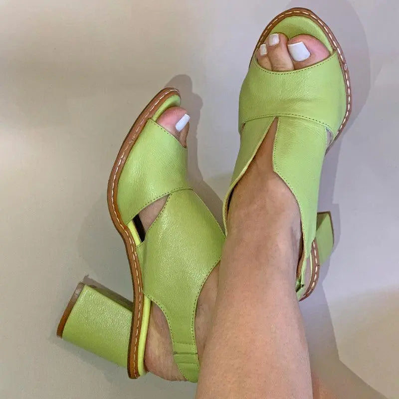 Gisella | Sandali Chic in Pelle da Donna dal Design Elegante e Raffinato