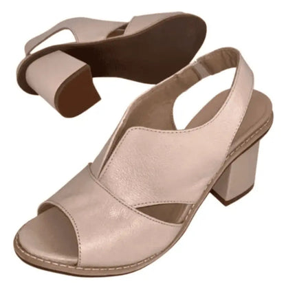 Gisella | Sandali Chic in Pelle da Donna dal Design Elegante e Raffinato