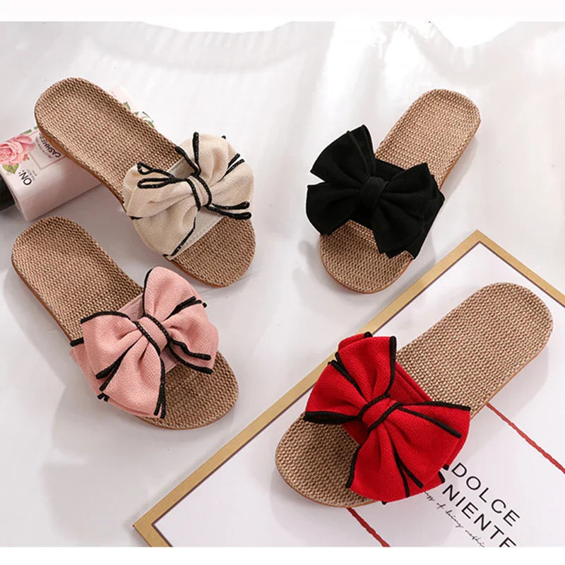 Lucia | Infradito Eleganti da Donna con Fiocco Chic e Comfort Quotidiano