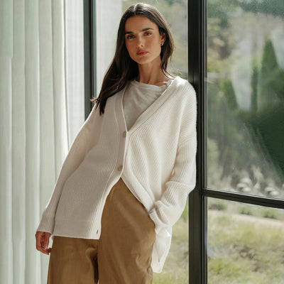 Emilia | Cardigan Oversize Elegante per Autunno e Inverno