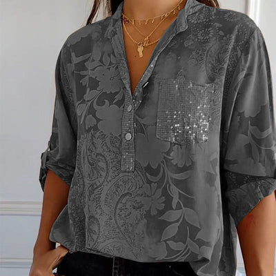 Jessika | Top Estivo Elegante Con Scollo A V