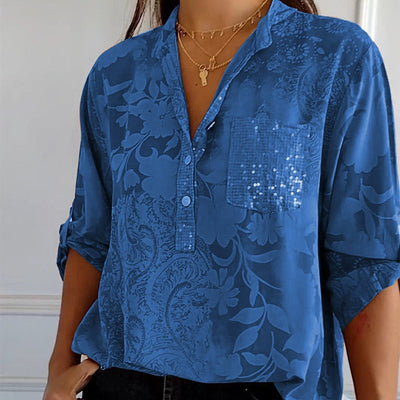 Jessika | Top Estivo Elegante Con Scollo A V