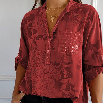 Jessika | Top Estivo Elegante Con Scollo A V