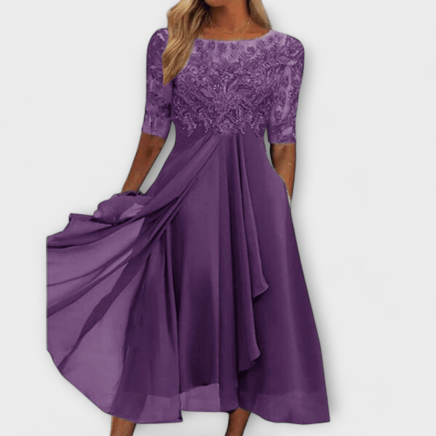 Melissa | Abito Elegante Ricamato a Mano per Eventi Speciali