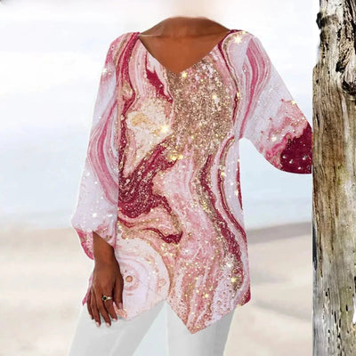 Nadine | Top Elegante Con Scollo A V