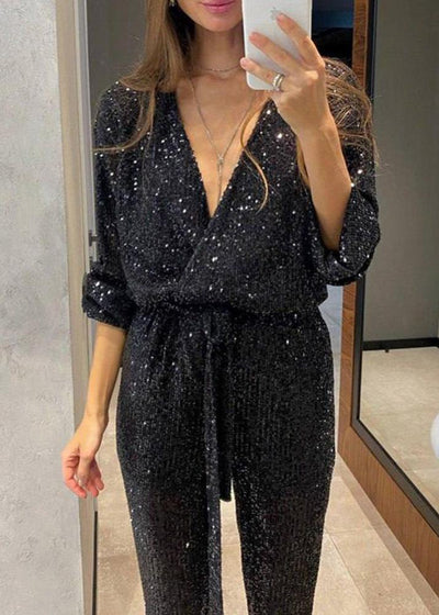 Sofia | Tuta Elegante Con Paillettes