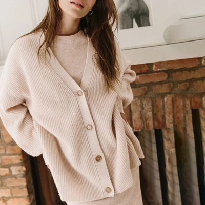 Emilia | Cardigan Oversize Elegante per Autunno e Inverno