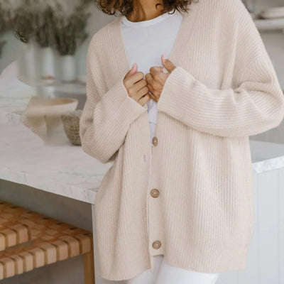 Emilia | Cardigan Oversize Elegante per Autunno e Inverno