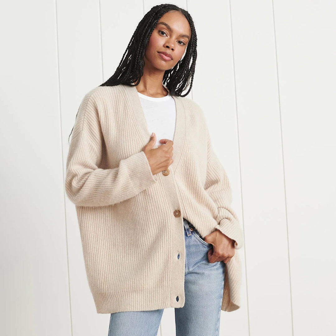 Emilia | Cardigan Oversize Elegante per Autunno e Inverno