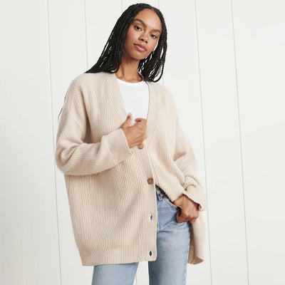 Emilia | Cardigan Oversize Elegante per Autunno e Inverno