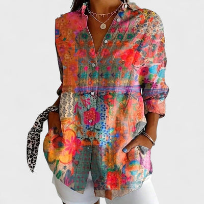 Annika | Camicetta Colorata Con Stampa Giocosa