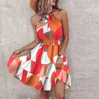 Angela | Abito Halter Chic con Design Elegante