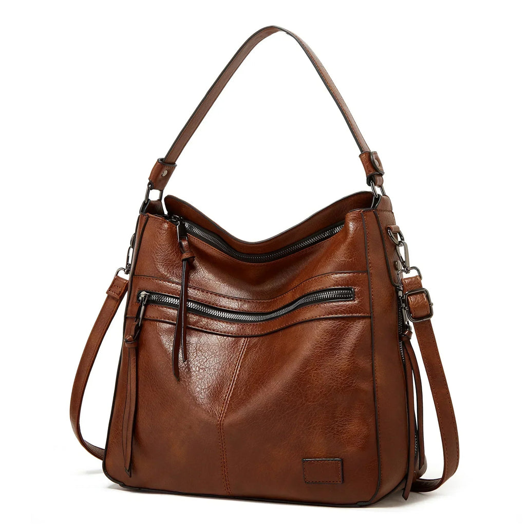 Borsa a tracolla in pelle dal fascino vintage di Muriel