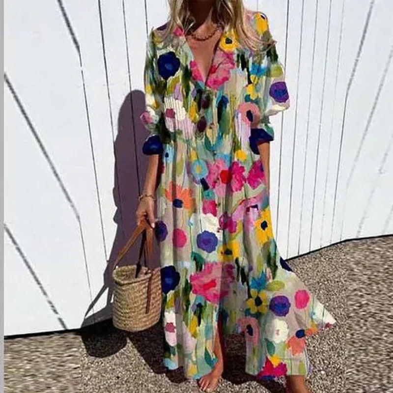 SÉRAPHINE | Abito Bohémien Elegante per uno Stile Libero e Romantico