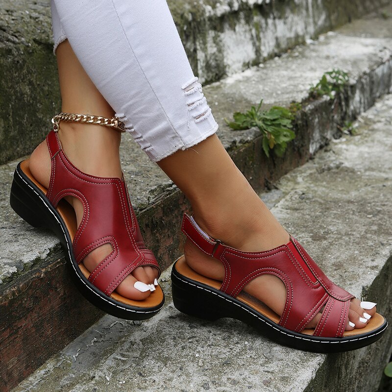 Valentina | Sandali Donna con Tacco Stabile e Soletta Comfort