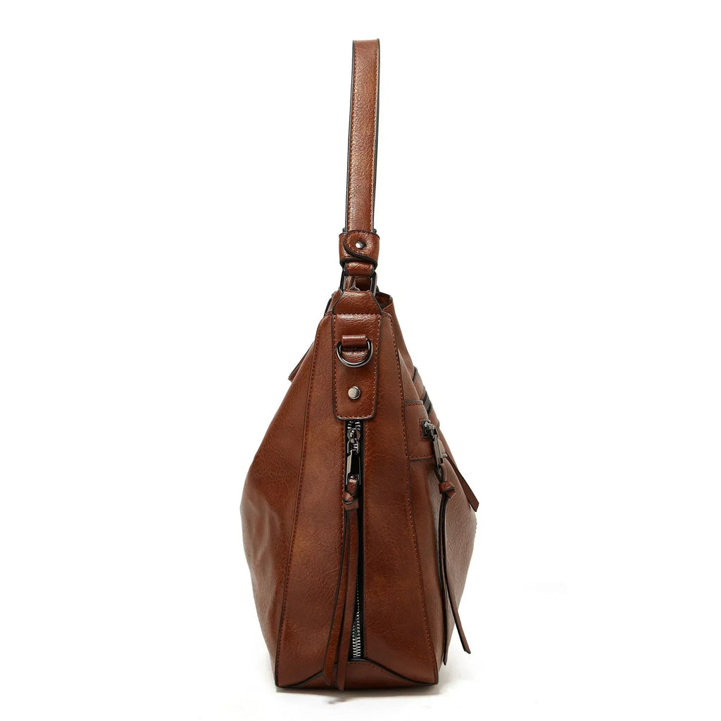 Borsa a tracolla in pelle dal fascino vintage di Muriel