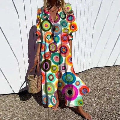 SÉRAPHINE | Abito Bohémien Elegante per uno Stile Libero e Romantico