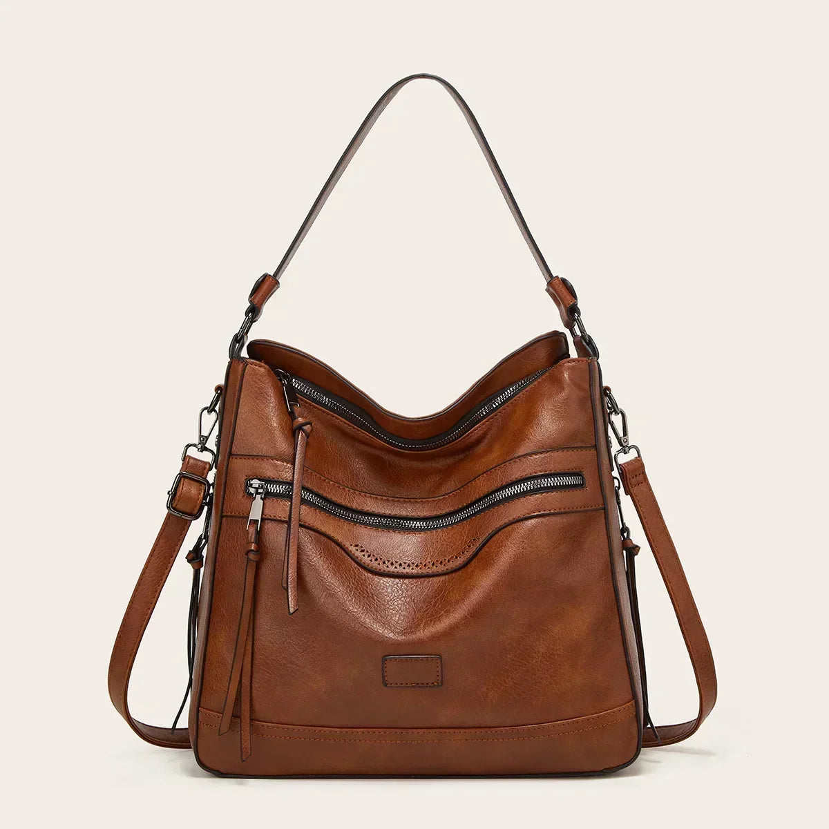 Borsa a tracolla in pelle dal fascino vintage di Muriel