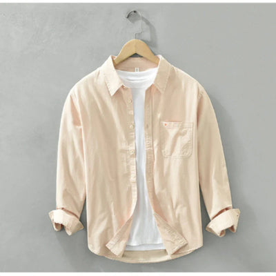 Carl | Camicia in Cotone Artigianale da Uomo con Stile Senza Tempo