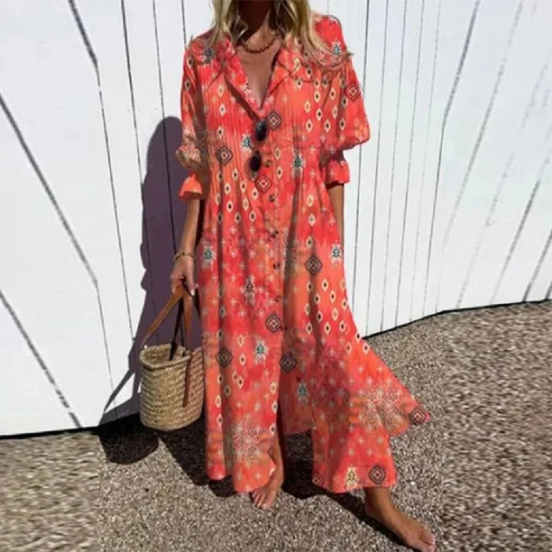 SÉRAPHINE | Abito Bohémien Elegante per uno Stile Libero e Romantico
