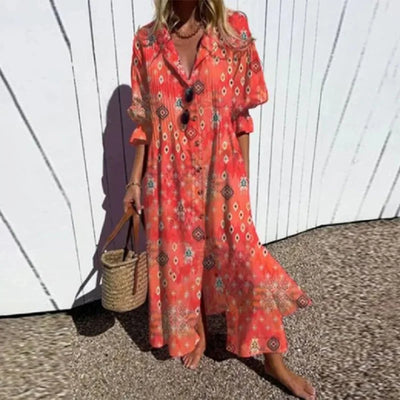 SÉRAPHINE | Abito Bohémien Elegante per uno Stile Libero e Romantico