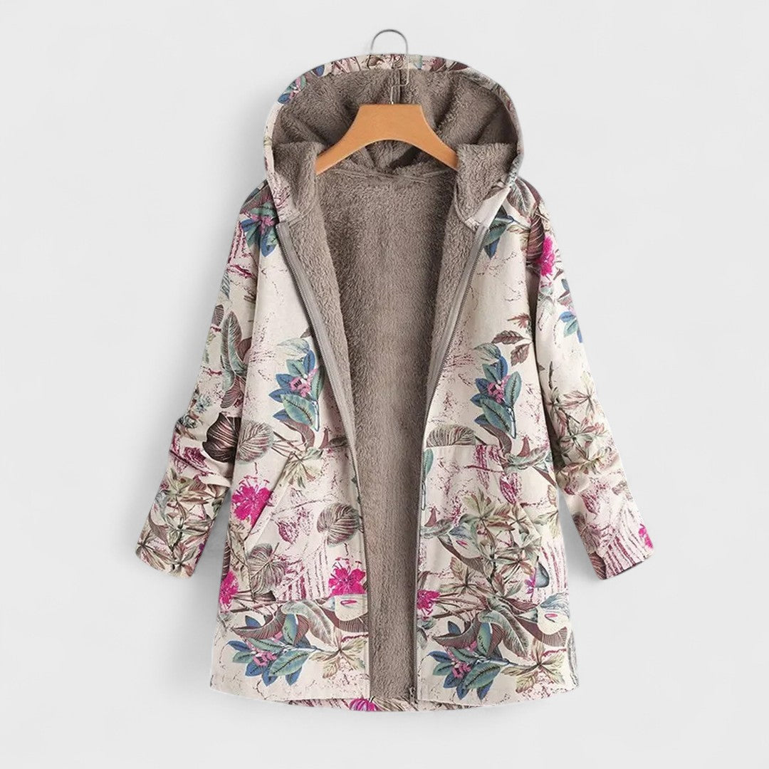 Flora | Parka Invernale Elegante con Cappuccio