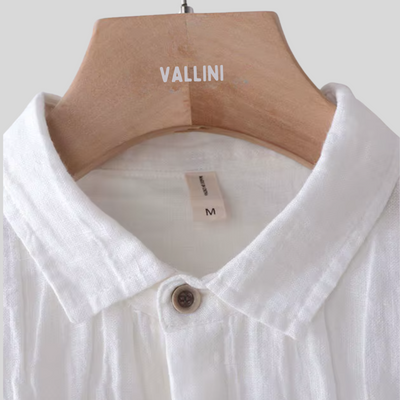 Vallini | Camicia in Lino Toscano da Uomo per Eleganza Naturale