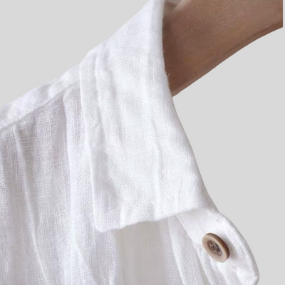 Vallini | Camicia in Lino Toscano da Uomo per Eleganza Naturale