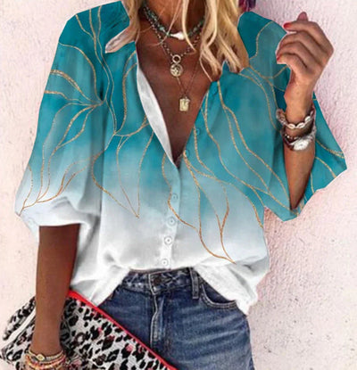 Vanessa | Blusa Boho Elegante Con Scollo A V
