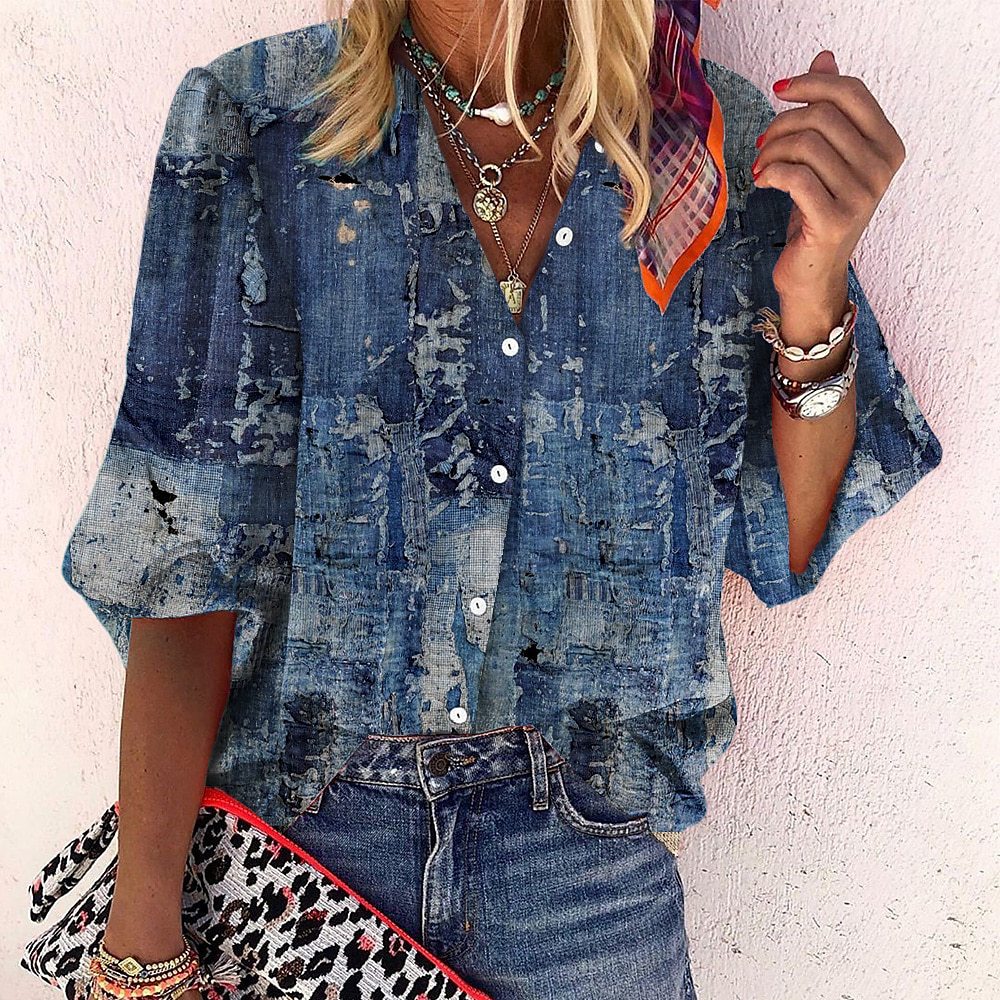 Vanessa | Blusa Boho Elegante Con Scollo A V
