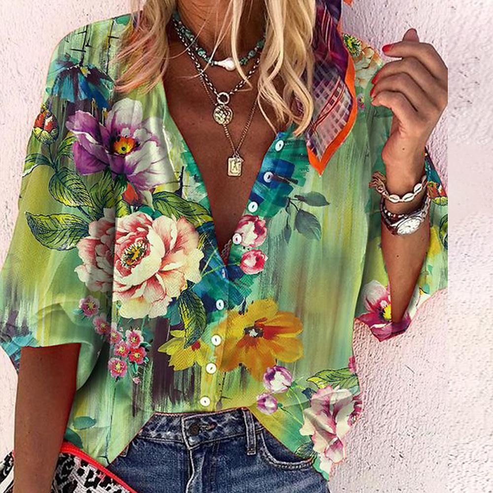 Vanessa | Blusa Boho Elegante Con Scollo A V