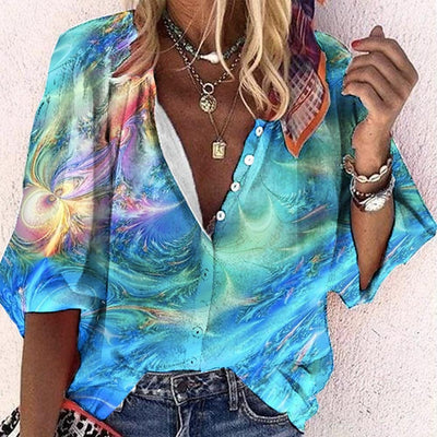 Vanessa | Blusa Boho Elegante Con Scollo A V