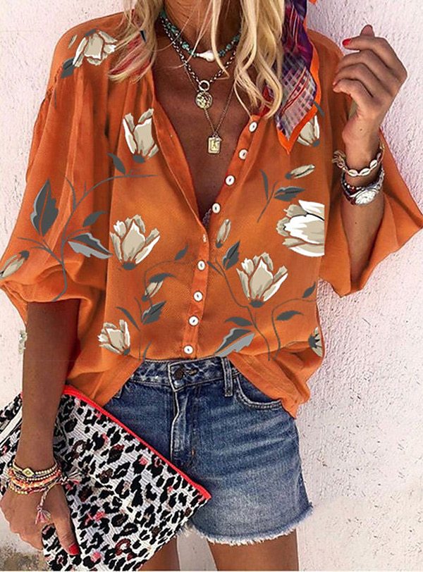Vanessa | Blusa Boho Elegante Con Scollo A V