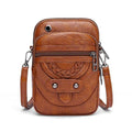 Borsa a tracolla in pelle di Vellana dall'eleganza vintage