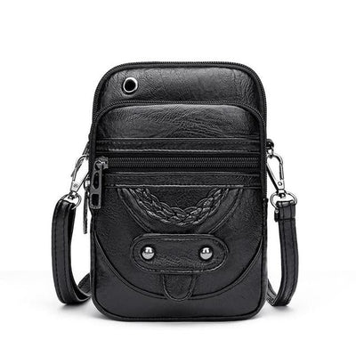 Borsa a tracolla in pelle di Vellana dall'eleganza vintage