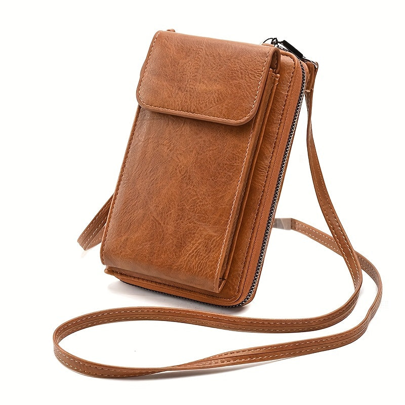 Borsa chic compatta in pelle di Nicole