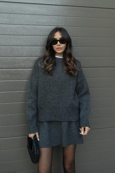 Sibilla | Set Donna Maglione Oversize & Gonna