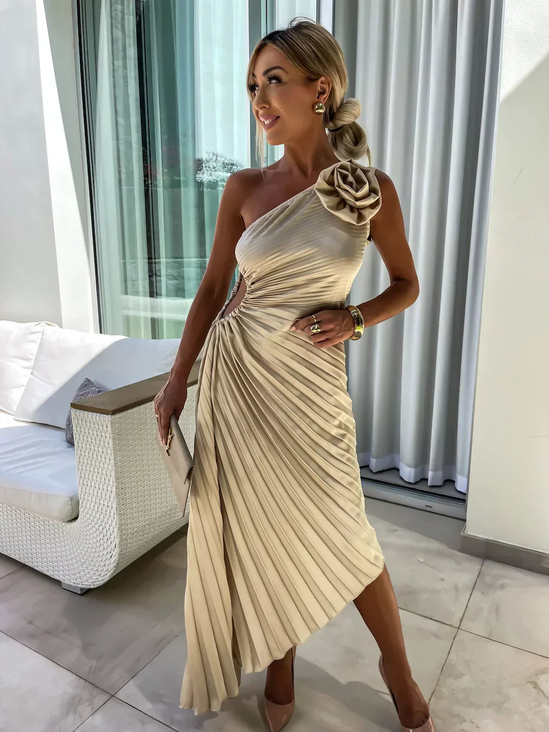 Livia | Abito Monospalla Elegante
