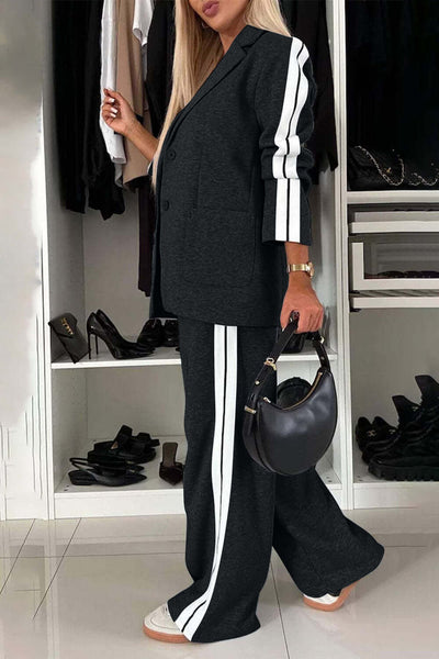 Mara | Set Completo Con Collo A Contrasto