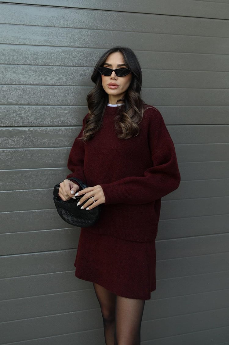 Sibilla | Set Donna Maglione Oversize & Gonna
